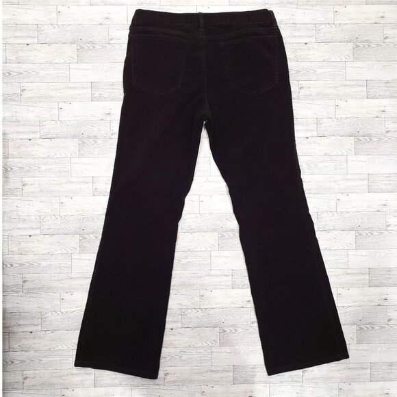 VTG J.Crew Corduroy Pants Womens 10R Boho Hippie Retro Country Western Y2K Choco - Picture 7 of 11
